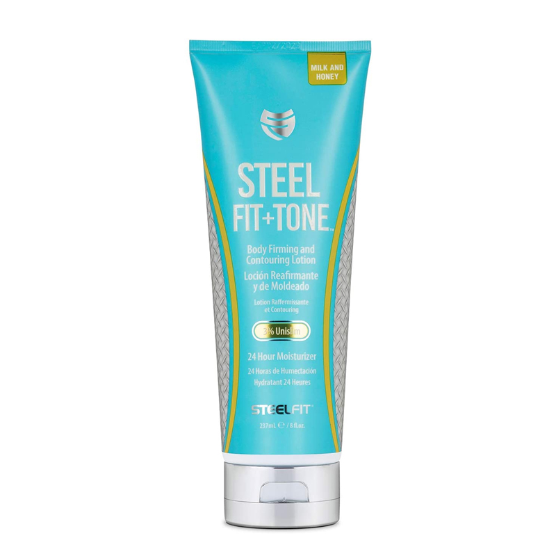 SteelFit Steel Fit + Tone Body Firming and Contouring Lotion Milk and Honey