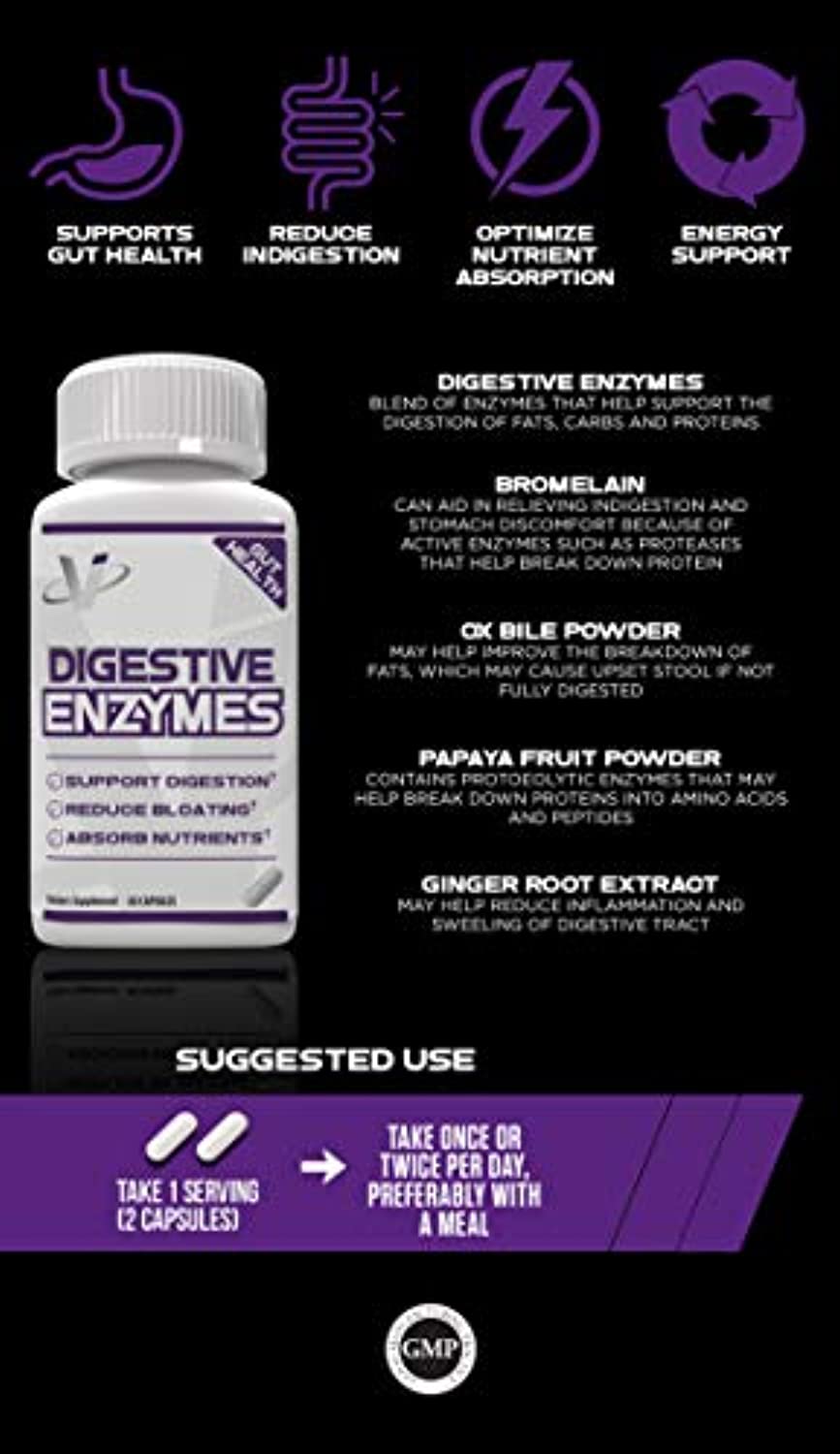 VMI Sports Digestive Enzymes 60 Capsules