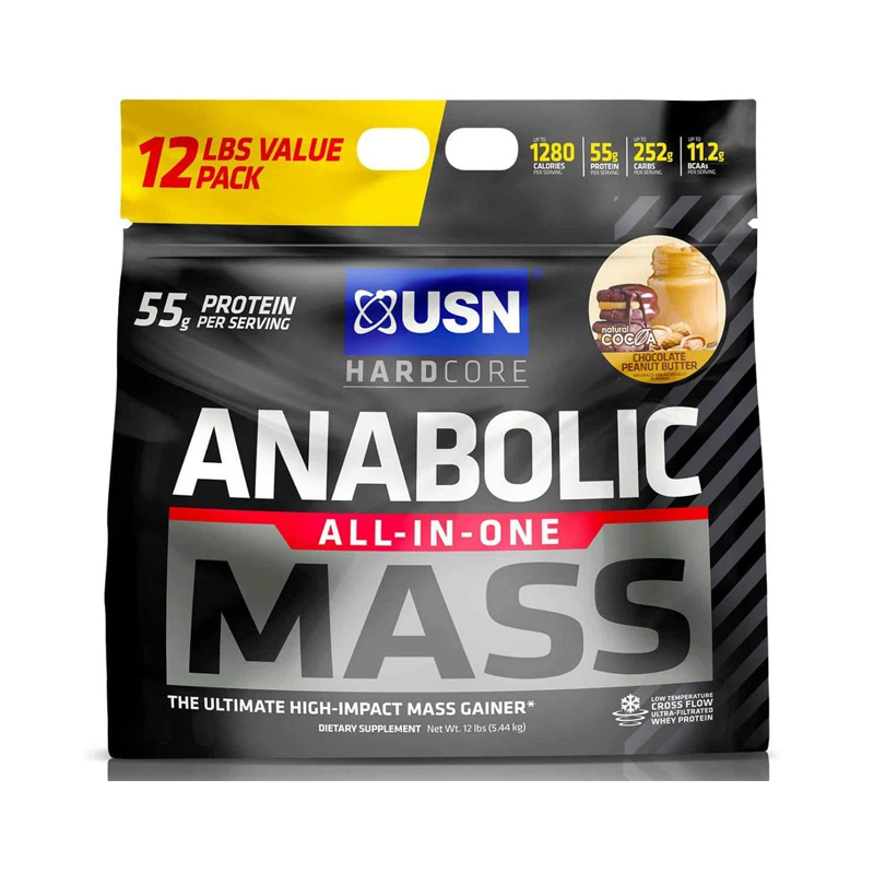 USN Anabolic Mass 12 lb Chocolate Peanut Butter