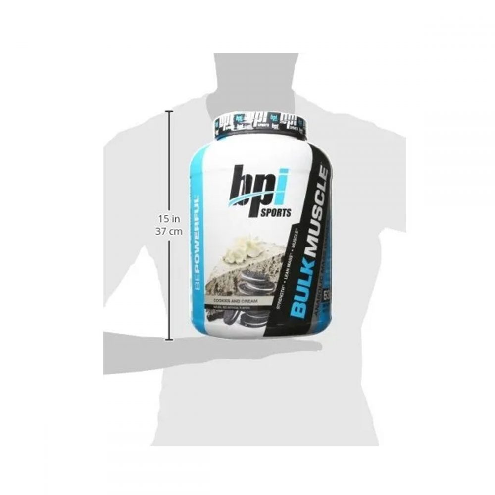 BPI Sports Bulk Muscle Mass Gainer Cookies and Cream
