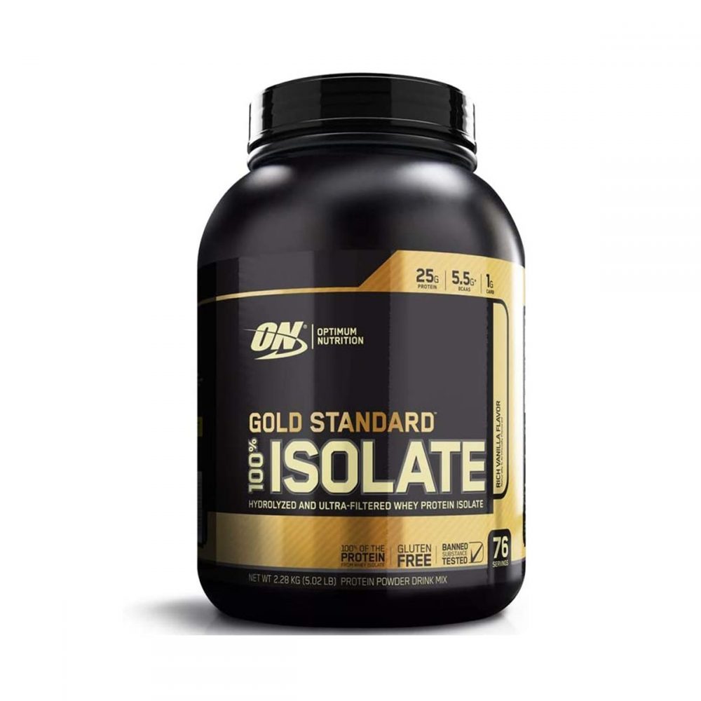 Optimum Nutrition Gold Standard 100% Isolate 76 Serv Rich Vanilla