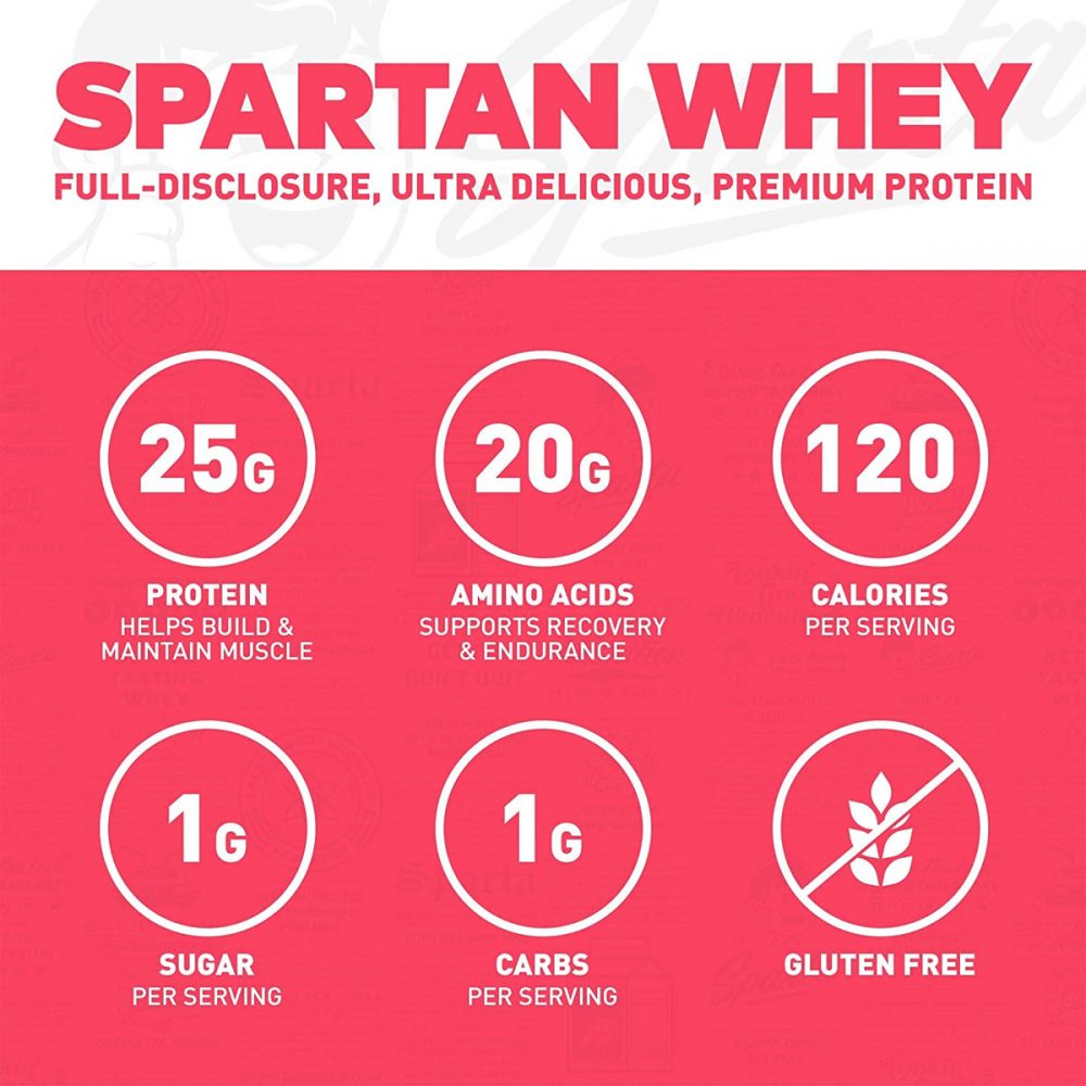 Spartan Nutrition Whey Protein, 5 Pound