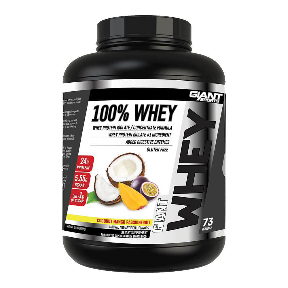 Giant Sports 100% Whey 5 lbs Coconut Mango Passionfruit