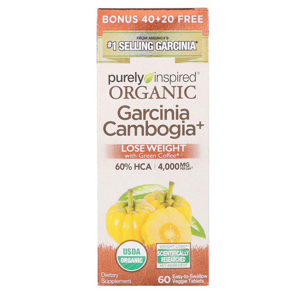 Purely inspired organic Garcinia Camboia 60 caps