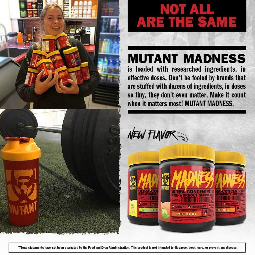 Mutant Madness Pre Workout Supplement